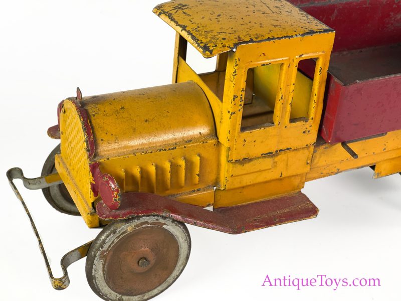 Dayton Friction Toy Works ca. 1925 Pressed Steel Coal & Ice Truck <FONT COLOR="ff000 ">*SOLD*</font> - Image 7