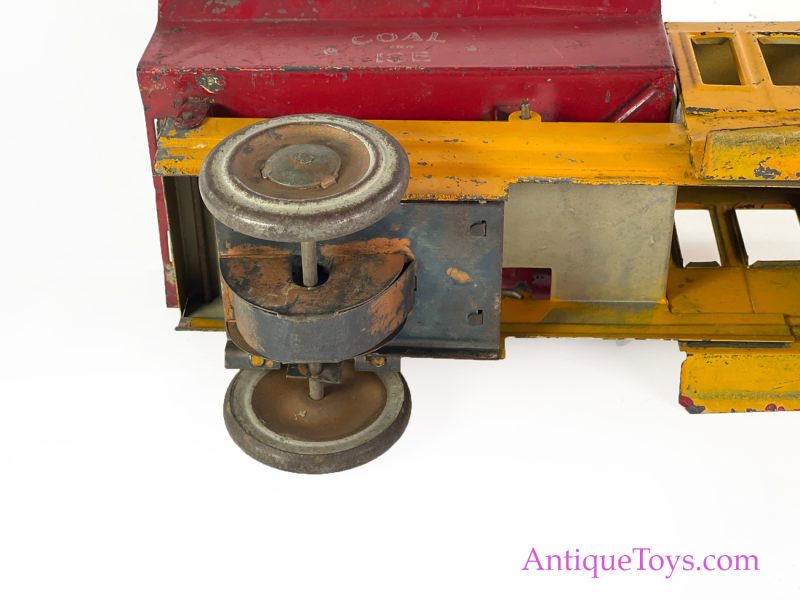 Dayton Friction Toy Works ca. 1925 Pressed Steel Coal & Ice Truck <FONT COLOR="ff000 ">*SOLD*</font> - Image 2