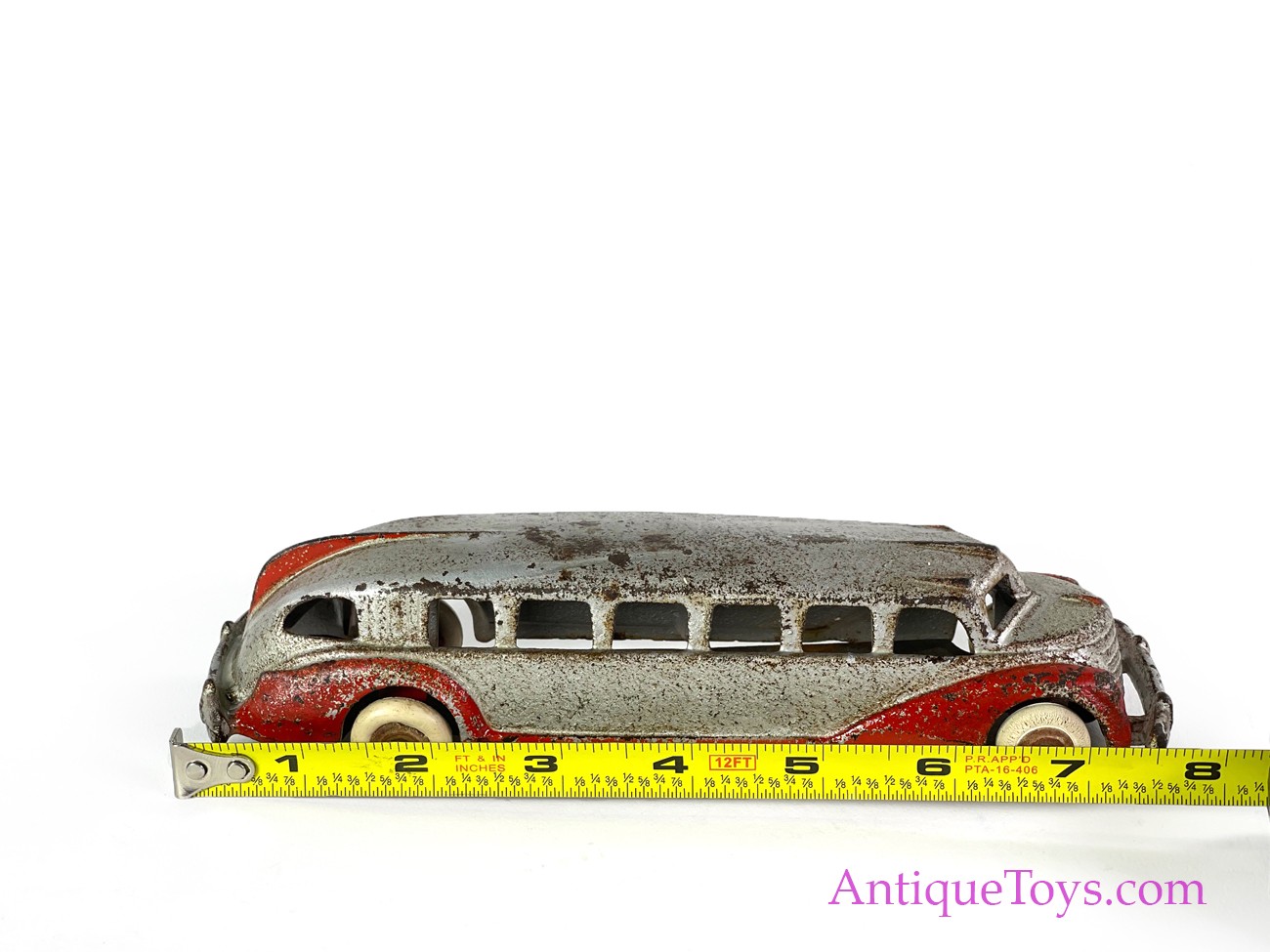 Hubley ca. 1937 Cast Iron No. 617 Unusual Bus for Sale <FONT COLOR="ff000 ">*SOLD*</font> - Image 2