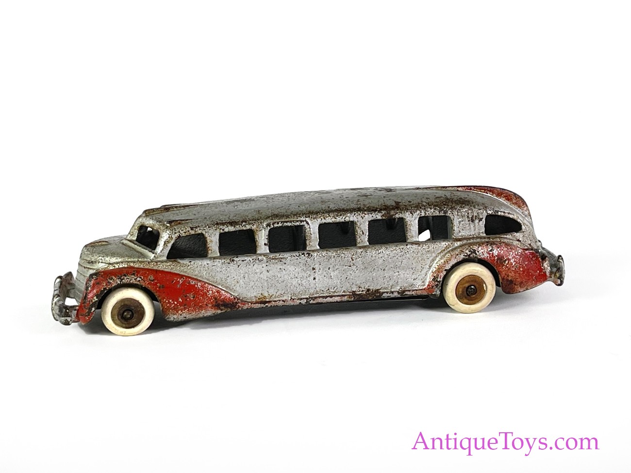 Hubley ca. 1937 Cast Iron No. 617 Unusual Bus for Sale <FONT COLOR="ff000 ">*SOLD*</font> - Image 5