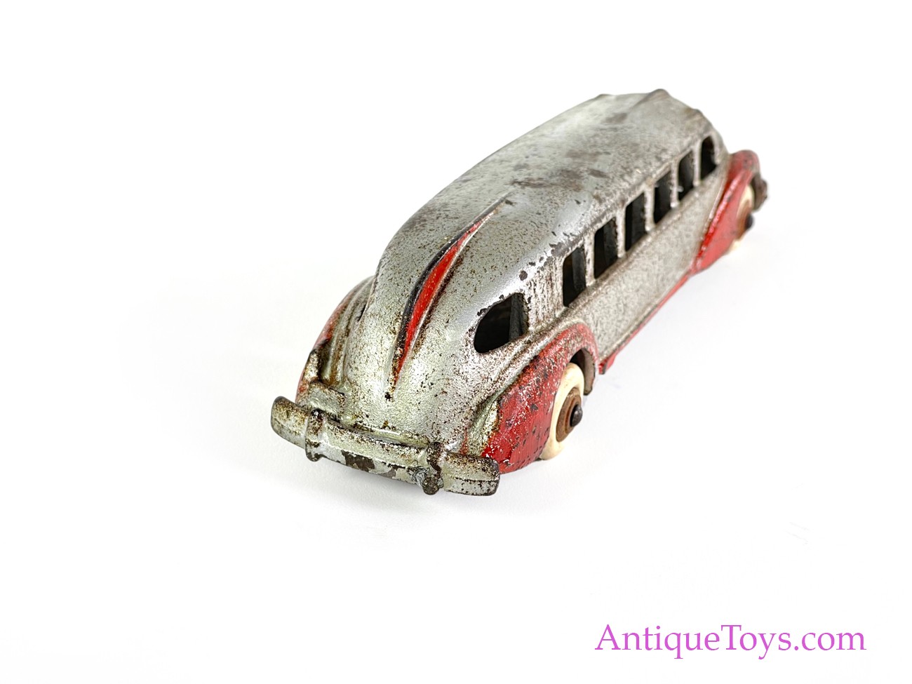 Hubley ca. 1937 Cast Iron No. 617 Unusual Bus for Sale <FONT COLOR="ff000 ">*SOLD*</font> - Image 7