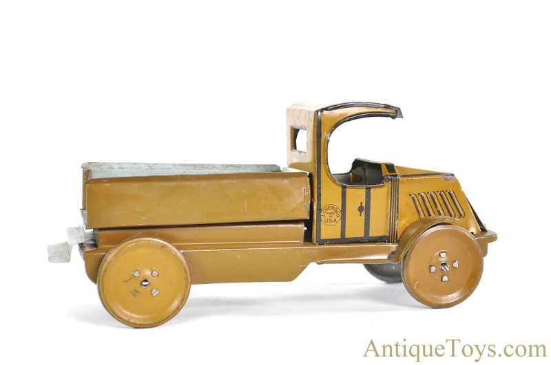 J. Chein Tin Lithographed Army Troop Hauler Truck <FONT COLOR="ff000 ">*SOLD*</font> - Image 8