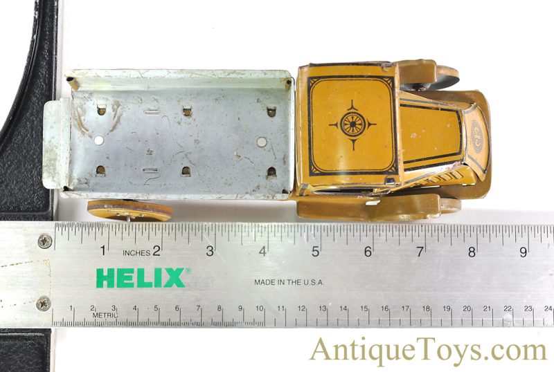 J. Chein Tin Lithographed Army Troop Hauler Truck <FONT COLOR="ff000 ">*SOLD*</font> - Image 9