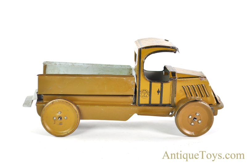 J. Chein Tin Lithographed Army Troop Hauler Truck <FONT COLOR="ff000 ">*SOLD*</font>