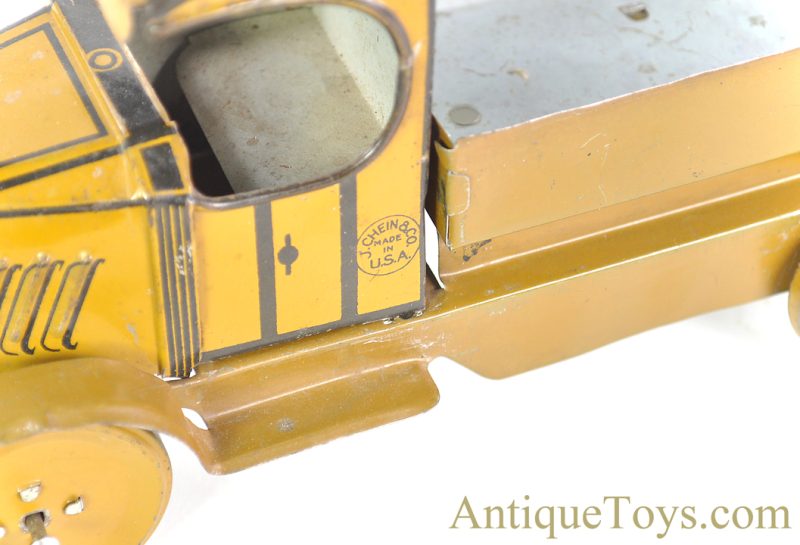 J. Chein Tin Lithographed Army Troop Hauler Truck <FONT COLOR="ff000 ">*SOLD*</font> - Image 4