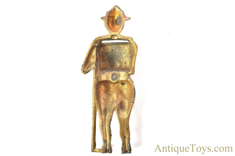 A.C. Williams Cast Iron #8248 Gold “Soldier Boy Bank” Boy Scout Still Coin Penny Bank <FONT COLOR="ff000 ">*SOLD*</font> - Image 9
