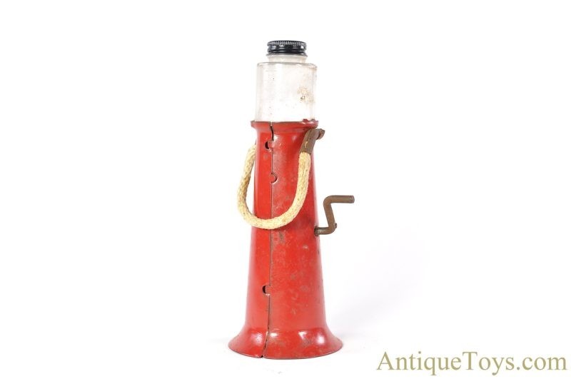 Wyandotte Toys All Metal Products Co. Pressed Steel #410 Red Gas Pump *SOLD* - Image 3