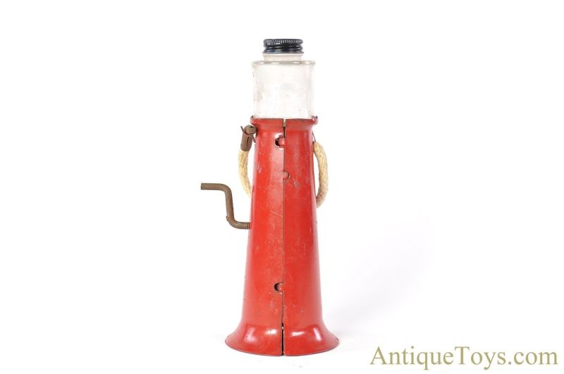 Wyandotte Toys All Metal Products Co. Pressed Steel #410 Red Gas Pump *SOLD* - Image 5