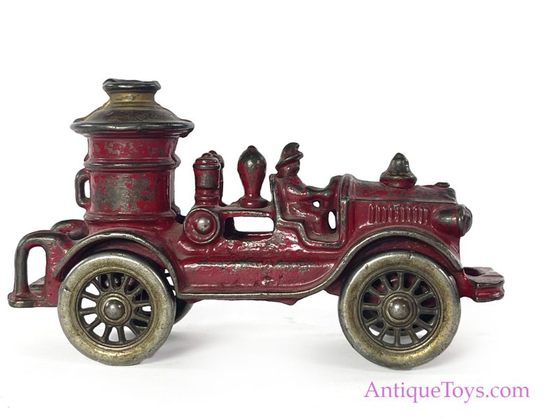 A.C. Williams Cast Iron Double Pumper Fire Engine 4.25" <FONT COLOR="ff000 ">*SOLD*</font>