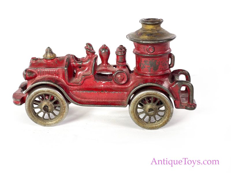A.C. Williams Cast Iron Double Pumper Fire Engine 4.25" <FONT COLOR="ff000 ">*SOLD*</font> - Image 2