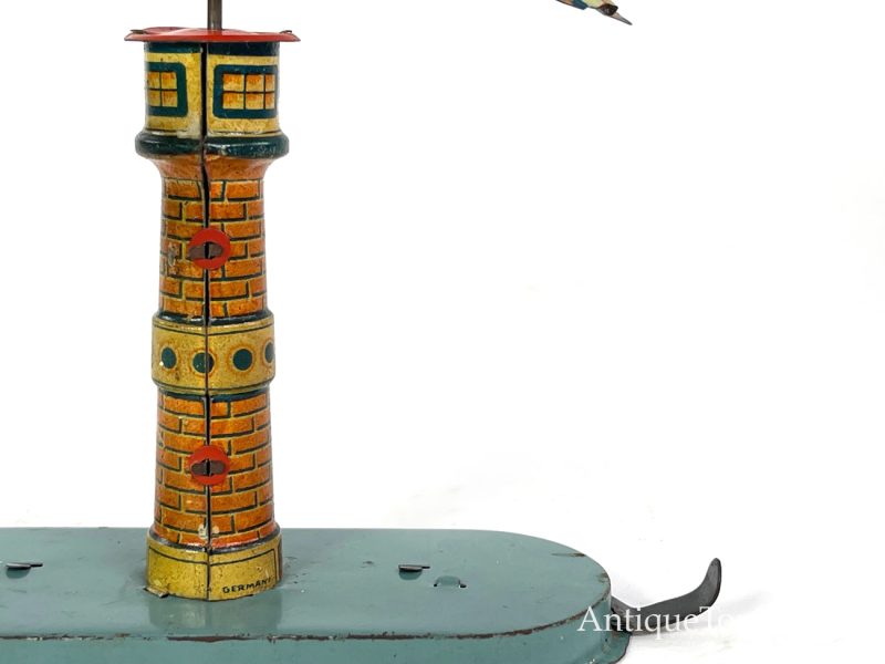 German Tin Penny Toy Airplanes on Tower for Sale <FONT COLOR="ff000 ">*SOLD*</font> - Image 7