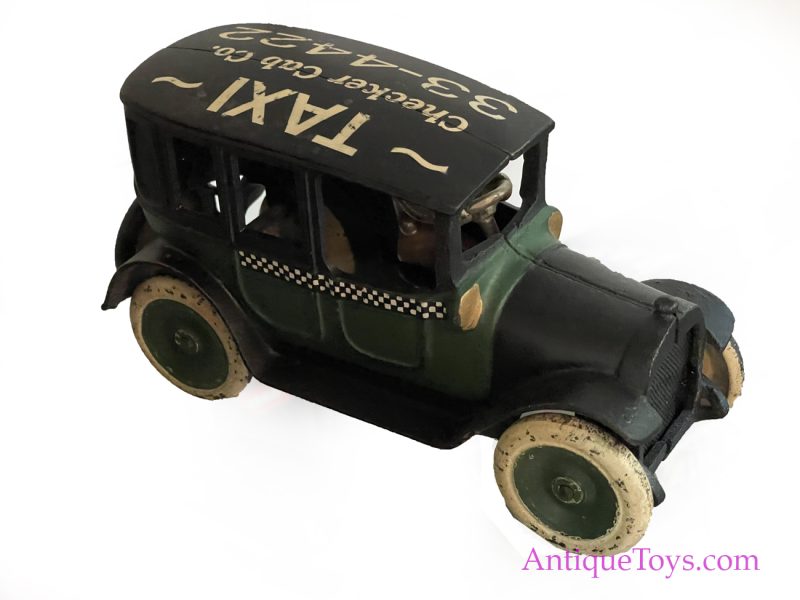 Arcade Cast Iron Private Label Checker Taxi Cab for Sale <FONT COLOR="ff000 ">*SOLD*</font>