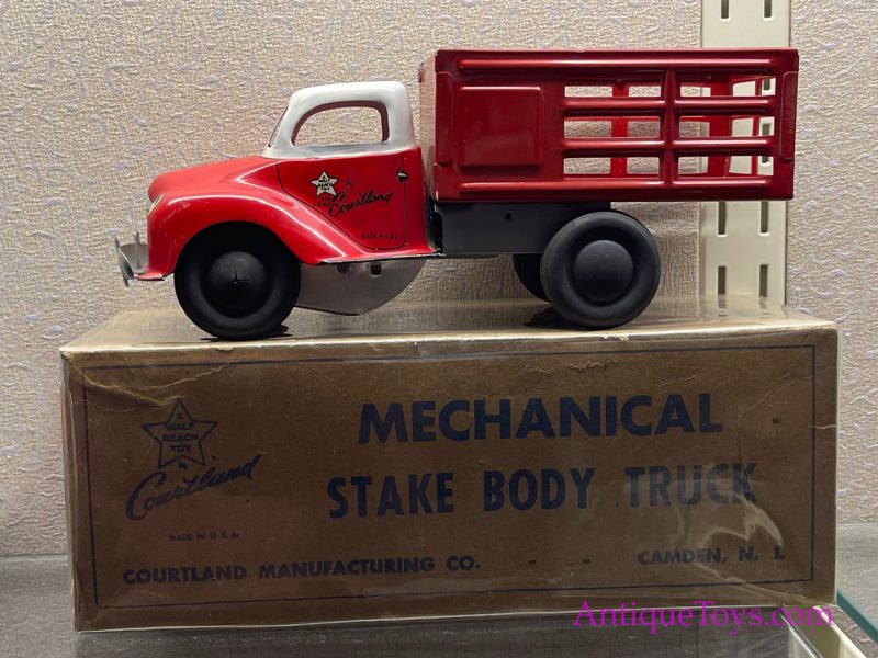 Courtland Pressed Steel "Mechanical Stake Body Truck" Pickup Truck with Box for Sale <FONT COLOR="ff000 ">*SOLD*</font>