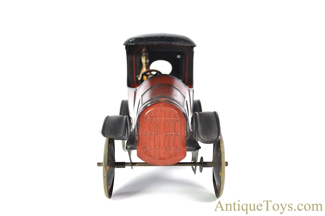 H. Fischer Tin Lithographed Windup Limousine German Toy