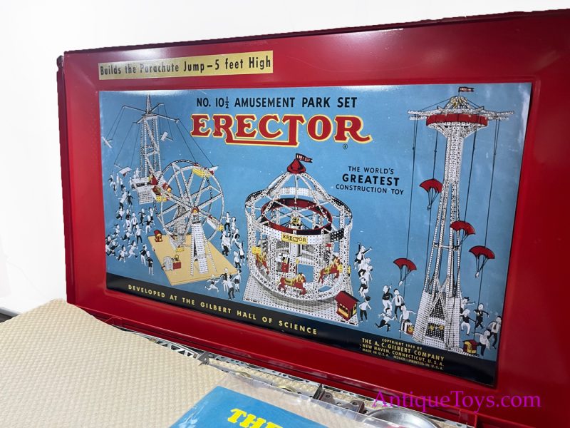 AC Gilbert Erector Set 10 1/2 with Parachute <FONT COLOR="ff000 ">*SOLD*</font>