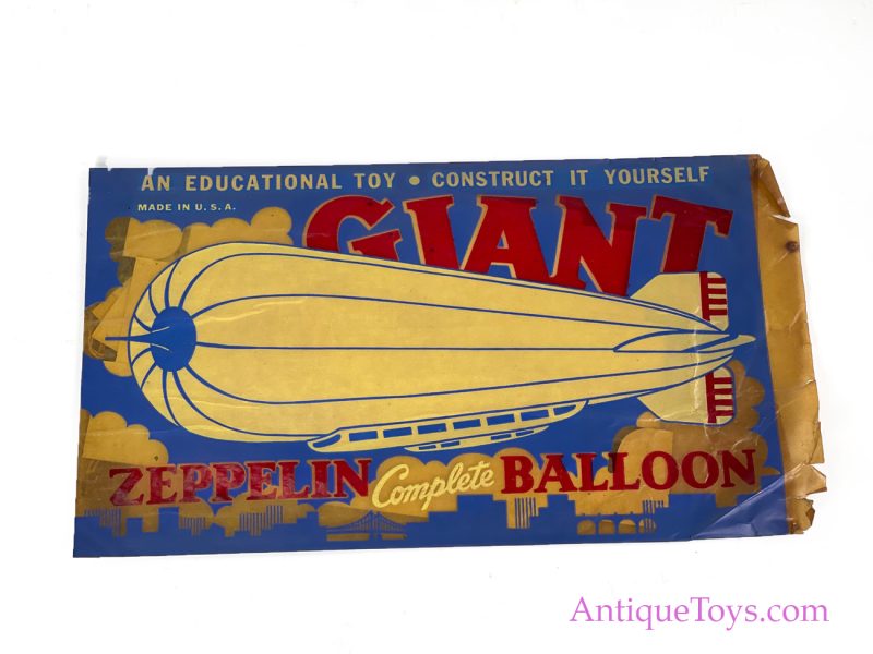 Giant Zepplin Balloon Toy <FONT COLOR="ff000 ">*SOLD*</font>