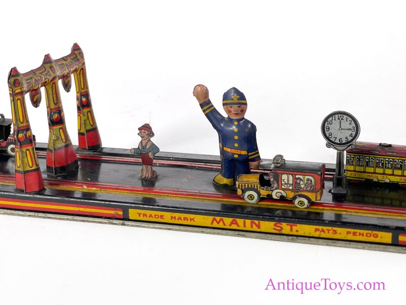 Marx Tin Lithographed Windup Main Street with Box <FONT COLOR="ff000 ">*SOLD*</font> - Image 6