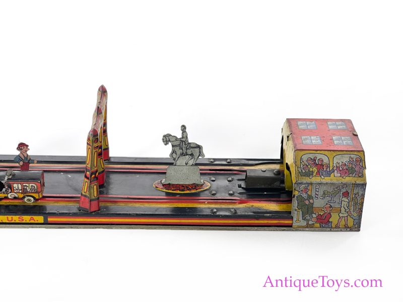 Marx Tin Lithographed Windup Main Street with Box <FONT COLOR="ff000 ">*SOLD*</font> - Image 7
