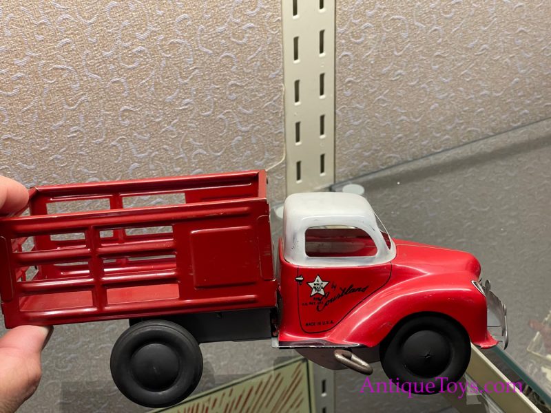 Courtland Pressed Steel "Mechanical Stake Body Truck" Pickup Truck with Box for Sale <FONT COLOR="ff000 ">*SOLD*</font> - Image 4