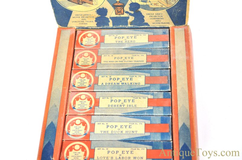 Durable Toys Duracolor Popeye Animated Film Set #50 in Store Display Box <FONT COLOR="ff000 ">*SOLD*</font> - Image 9