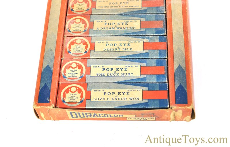 Durable Toys Duracolor Popeye Animated Film Set #50 in Store Display Box <FONT COLOR="ff000 ">*SOLD*</font> - Image 11