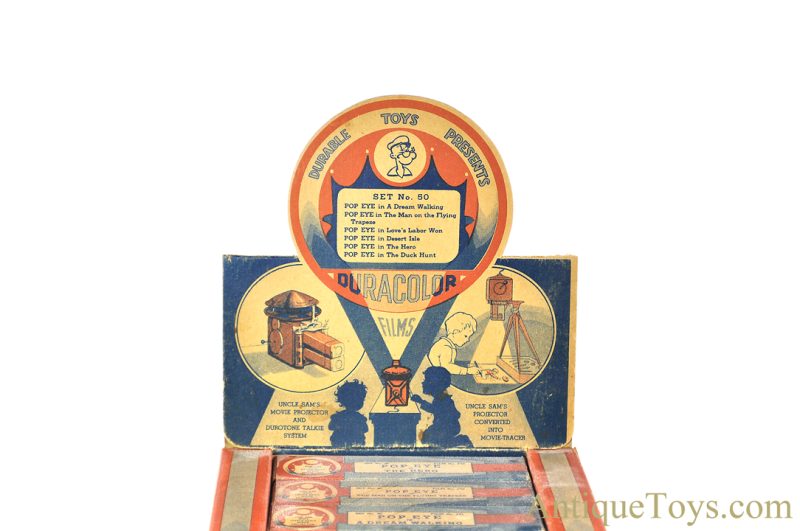 Durable Toys Duracolor Popeye Animated Film Set #50 in Store Display Box <FONT COLOR="ff000 ">*SOLD*</font> - Image 3