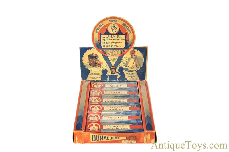 Durable Toys Duracolor Popeye Animated Film Set #50 in Store Display Box <FONT COLOR="ff000 ">*SOLD*</font>
