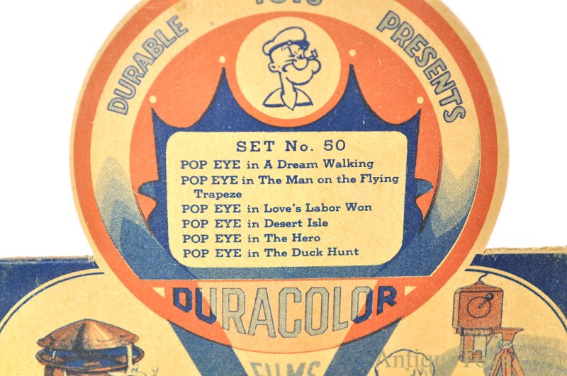 Durable Toys Duracolor Popeye Animated Film Set #50 in Store Display Box <FONT COLOR="ff000 ">*SOLD*</font> - Image 4
