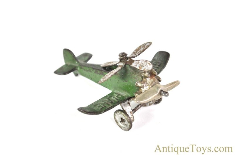 Hubley Cast Iron "Giro Plane" & Tootsie Toy Airplane Set of 3 <FONT COLOR="ff000 ">*SOLD*</font> - Image 2