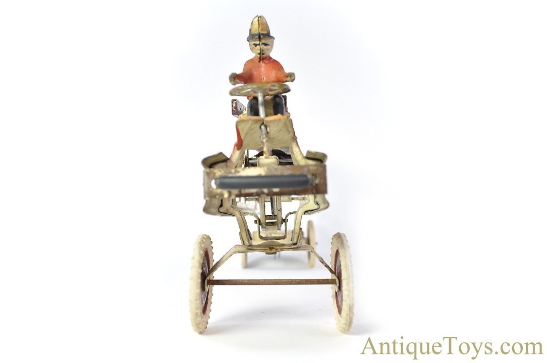 Kingsbury Manufacturing Co. ca. 1920's Pressed Steel Windup #775 "Aerial Ladder Truck" Fire Engine Ladder Truck <FONT COLOR="ff000 ">*SOLD*</font> - Image 4