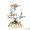 Wilhelm Krauss (W.K.) Tin Lithographed Windup Flying Carousel Airplane Merry-go-round with Battery Operated Lights <FONT COLOR="ff000 ">*SOLD*</font> - Image 2