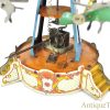 Wilhelm Krauss (W.K.) Tin Lithographed Windup Flying Carousel Airplane Merry-go-round with Battery Operated Lights <FONT COLOR="ff000 ">*SOLD*</font> - Image 6