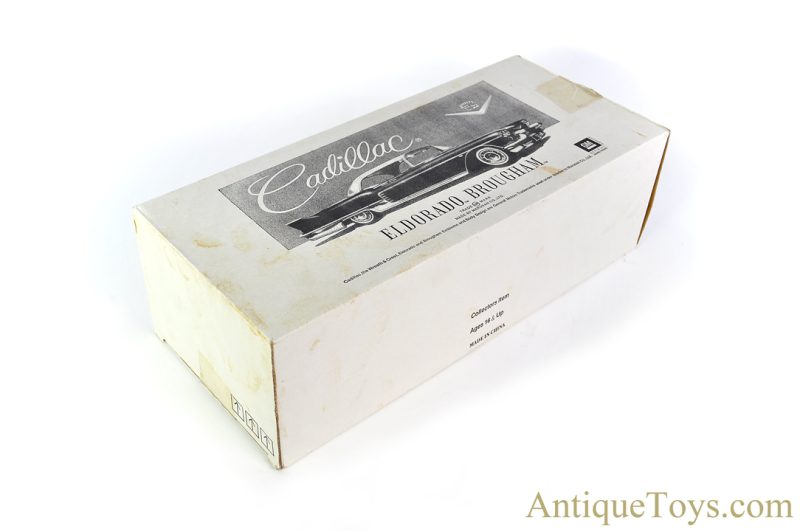 Marusan SAN Limited Edition Pre-Production Tin Lithographed #94 1975/58 Bahama Blue Cadillac Eldorado Brougham in Box <FONT COLOR="ff000 ">*SOLD*</font> - Image 12