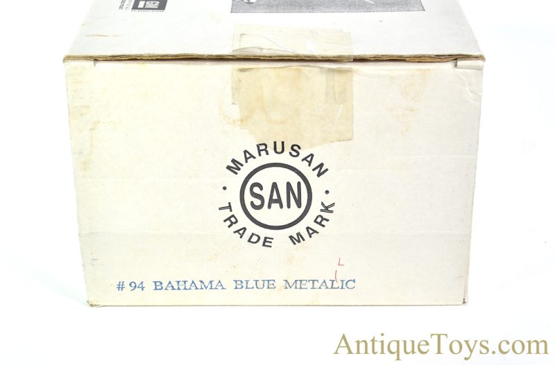 Marusan SAN Limited Edition Pre-Production Tin Lithographed #94 1975/58 Bahama Blue Cadillac Eldorado Brougham in Box <FONT COLOR="ff000 ">*SOLD*</font> - Image 14