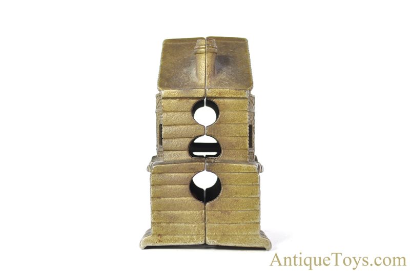 J.E. Stevens Co. Ca. 1899 Cast Iron "Victorian House" Still Penny Coin Bank <FONT COLOR="ff000 ">*SOLD*</font> - Image 4