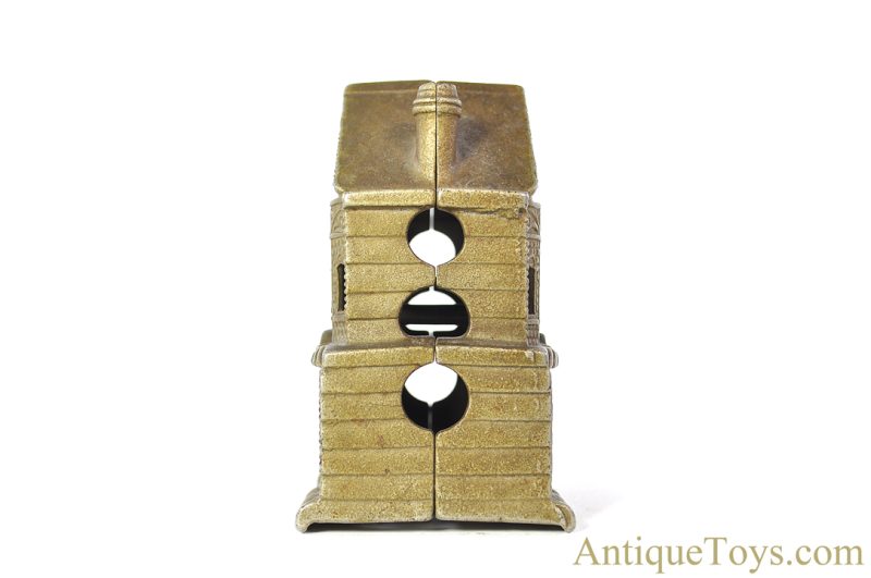 J.E. Stevens Co. Ca. 1899 Cast Iron "Victorian House" Still Penny Coin Bank <FONT COLOR="ff000 ">*SOLD*</font> - Image 5