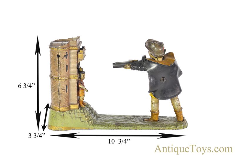 J.E. Stevens Co. Cast Iron No. 331 "William Tell" Mechanical Bank <FONT COLOR="ff000 ">*SOLD*</font> - Image 10