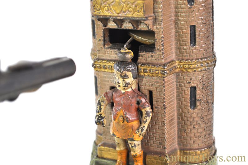 J.E. Stevens Co. Cast Iron No. 331 "William Tell" Mechanical Bank <FONT COLOR="ff000 ">*SOLD*</font> - Image 9
