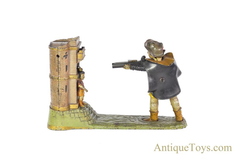 J.E. Stevens Co. Cast Iron No. 331 "William Tell" Mechanical Bank <FONT COLOR="ff000 ">*SOLD*</font> - Image 4
