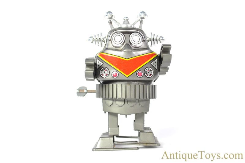 Yonezawa Toys (Y) Tin/Plastic Lithographed Windup "Walking Explorer Robot" Japanese Toy <FONT COLOR="ff000 ">*SOLD*</font> - Image 2