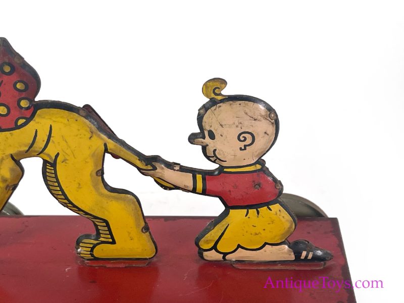 Nifty Toys by J. Chein Tin Lithographed ButterCup and SpareRibs Pull Toy <FONT COLOR="ff000 ">*SOLD*</font> - Image 9