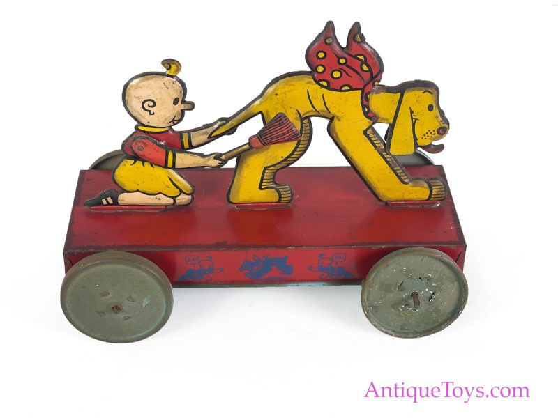 Nifty Toys by J. Chein Tin Lithographed ButterCup and SpareRibs Pull Toy <FONT COLOR="ff000 ">*SOLD*</font> - Image 6