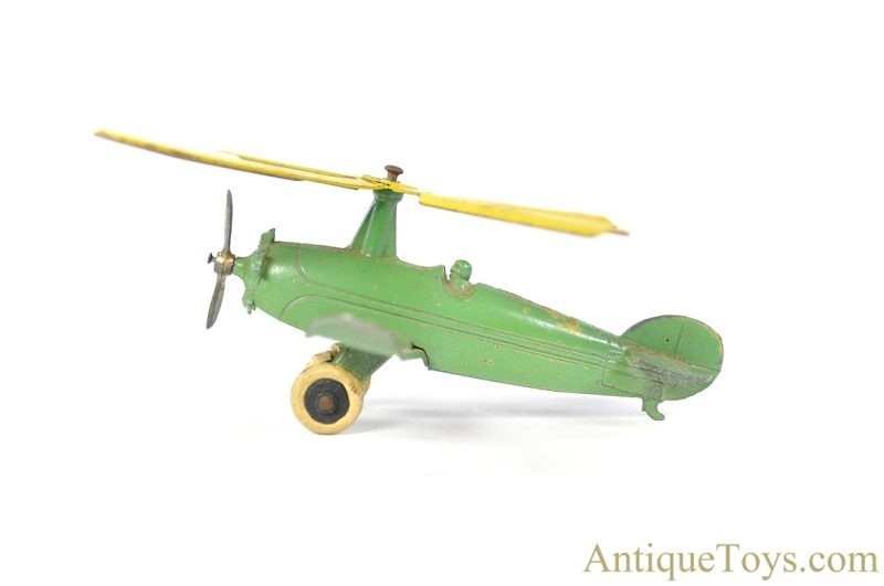 Hubley Cast Iron "Giro Plane" & Tootsie Toy Airplane Set of 3 <FONT COLOR="ff000 ">*SOLD*</font> - Image 15