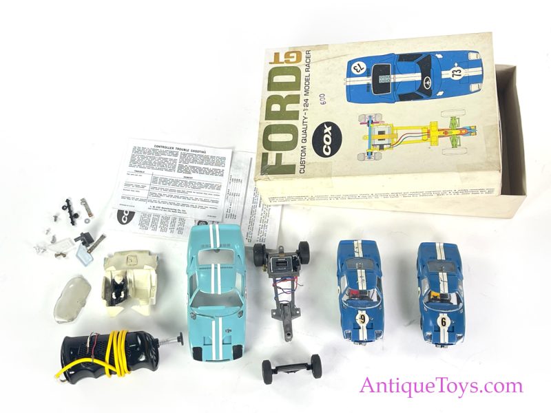 Cox Slot Car Set of Vintage Ford GTs 1/24, 1/32 <FONT COLOR="ff000 ">*SOLD*</font>