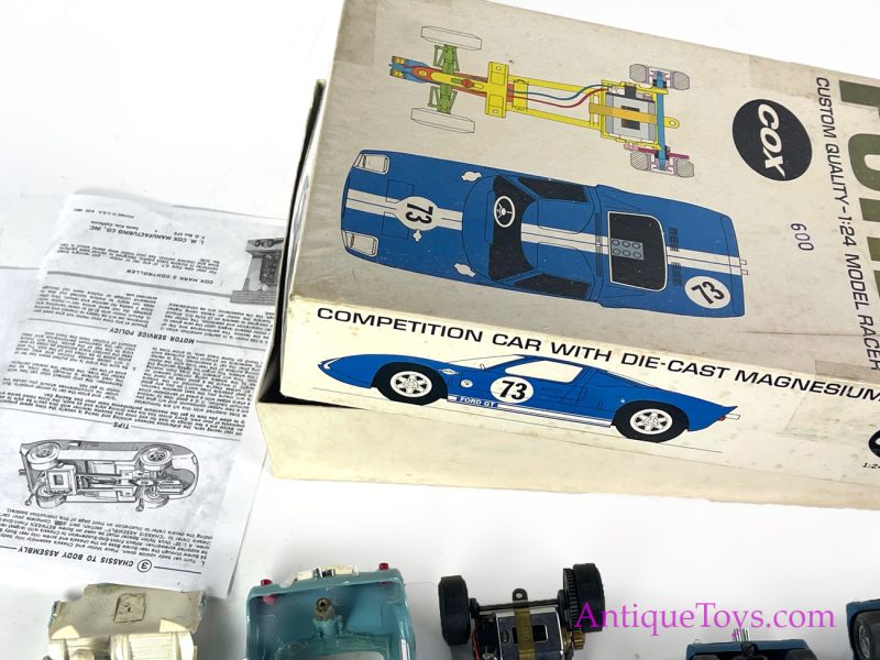 Cox Slot Car Set of Vintage Ford GTs 1/24, 1/32 <FONT COLOR="ff000 ">*SOLD*</font> - Image 11