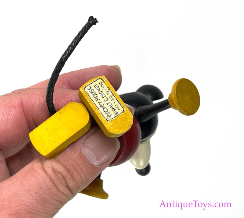 Halsam Products Co. Wooden RARE Mickey Mouse Jointed Doll <FONT COLOR="ff000 ">*SOLD*</font> - Image 4