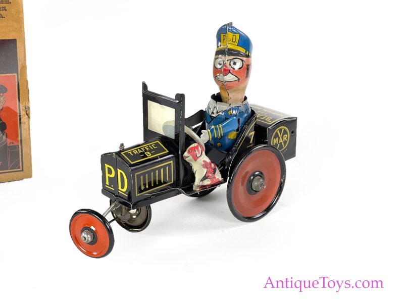 Marx ca. 1930’s Tin Lithographed Windup “Beat It” Komikal Kop in Box <FONT COLOR="ff000 ">*SOLD*</font> - Image 2