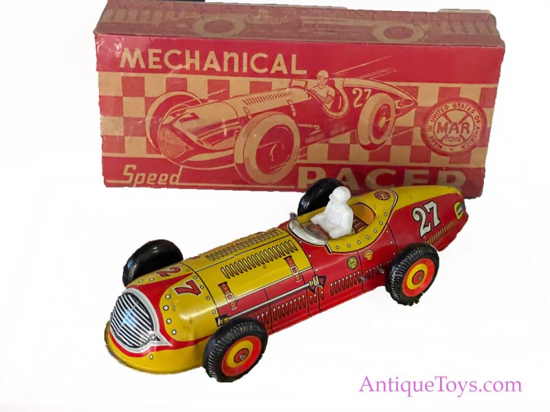 Marx Tin Lithographed Windup "Mechanical Racer" #27 Old Toy for Sale <FONT COLOR="ff000 ">*SOLD*</font>