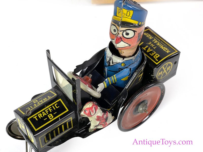 Marx ca. 1930’s Tin Lithographed Windup “Beat It” Komikal Kop in Box <FONT COLOR="ff000 ">*SOLD*</font> - Image 10