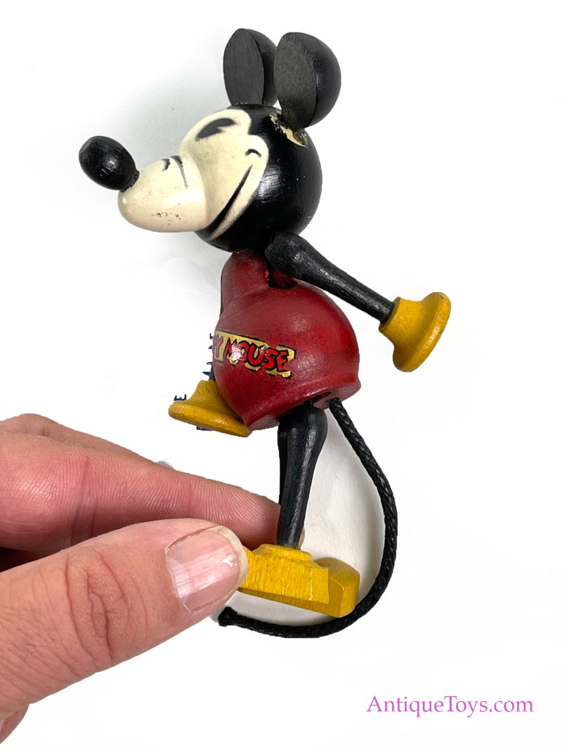 Halsam Products Co. Wooden RARE Mickey Mouse Jointed Doll <FONT COLOR="ff000 ">*SOLD*</font> - Image 2